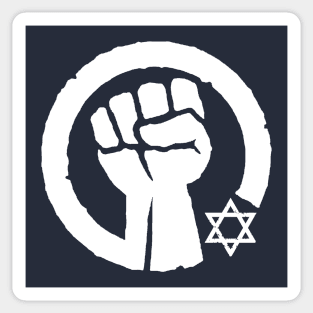 I stand with Israel - Solidarity Fist (double sided) Sticker